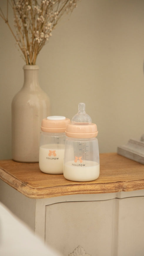 3 Fraupow Storage & Feeding Bottles / Pack of 3