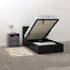 Waverley 3FT Storage Bed - Black Faux Leather