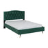 Freya 4FT6 Bed - Green Velvet Fabric