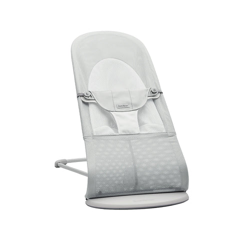 BabyBjörn Baby Bouncers Balance Soft- 3D Mesh, Silver/White