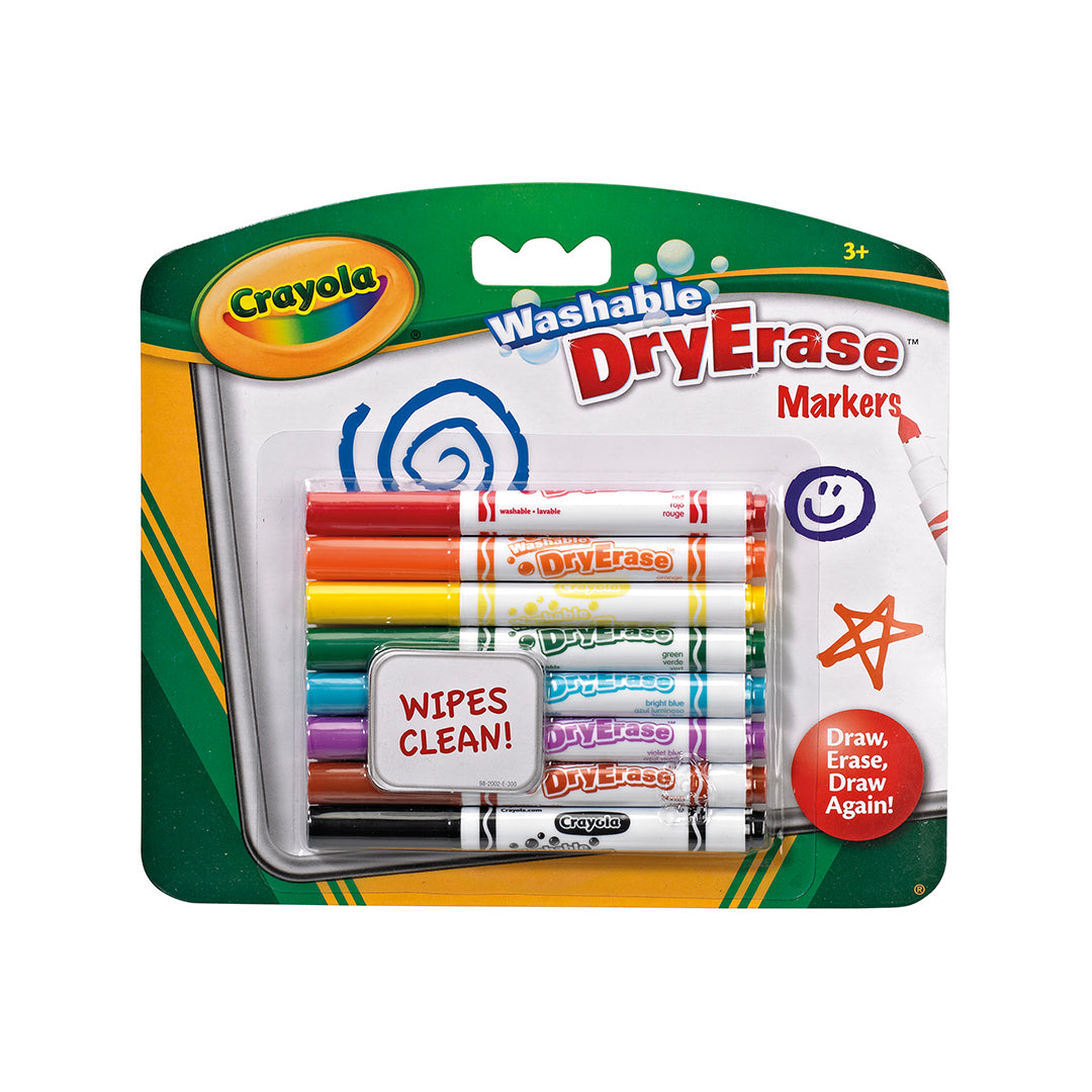 Crayola 8 Washable Dry Erase Markers