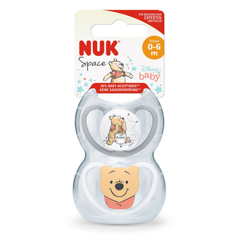 Nuk Winnie The Pooh Space Soother Silicone Size 1