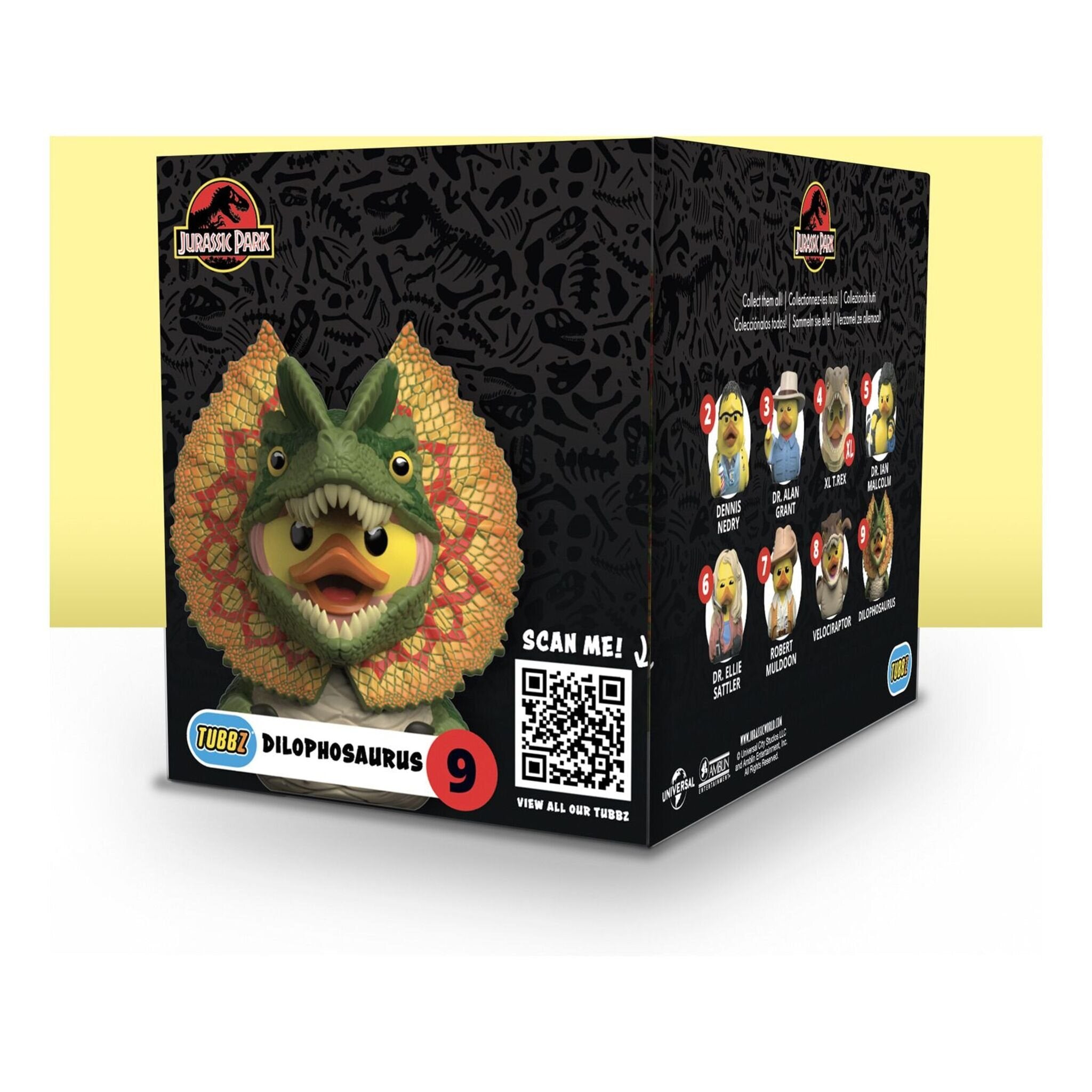 Jurassic Park - Dilophosaurus - Boxed Tubbz