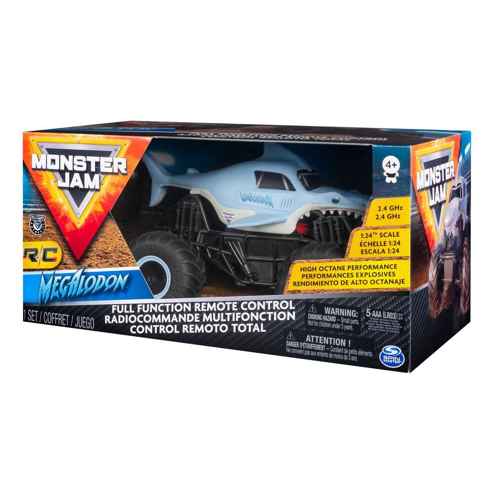 Monster Jam 1:24 2.4 GHz Remote Control Megalodon