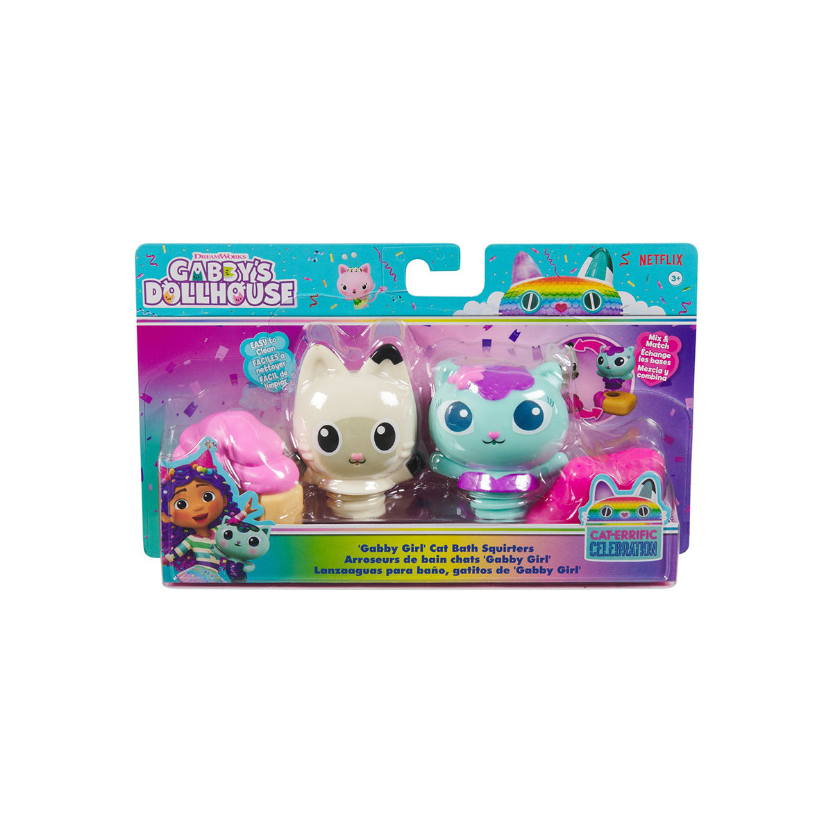 Gabby's Dollhouse Bath Figures