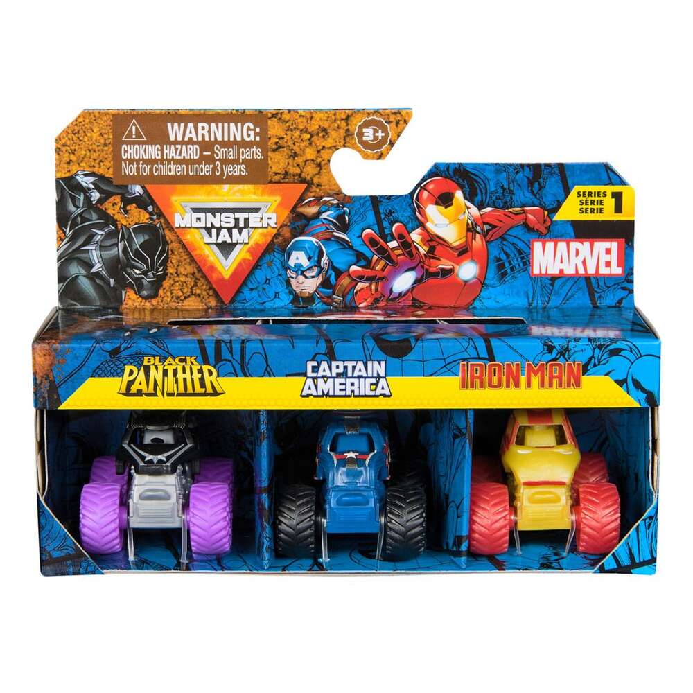 Monster Jam Mini Marvel Bundle