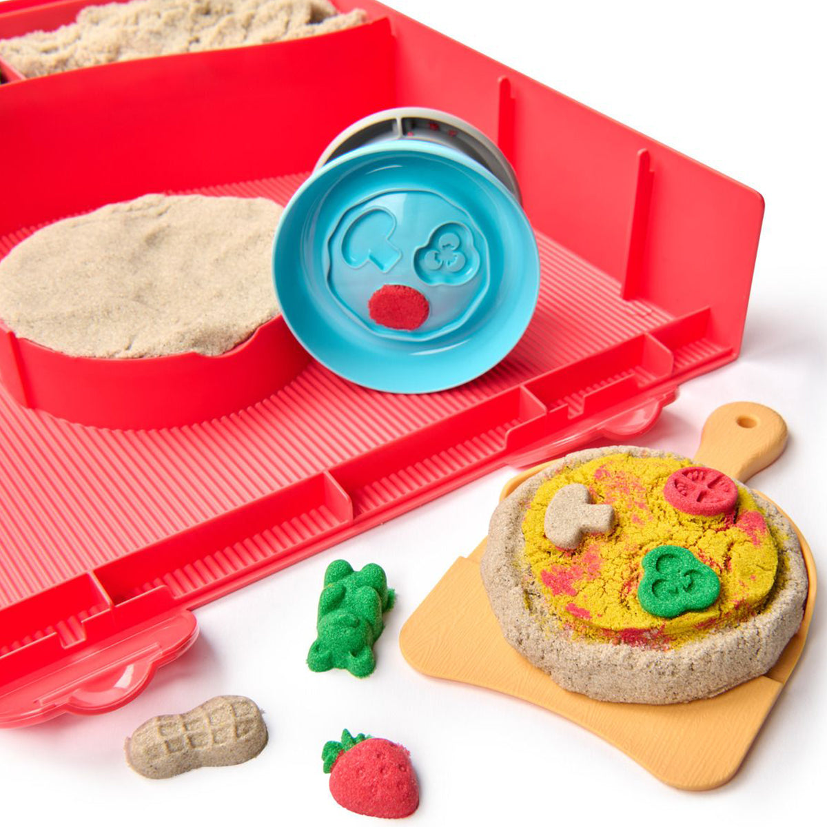 Kinetic Sand Squish Pizza