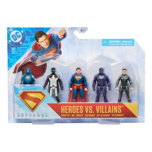 Superman 3in Battle 5 Pack