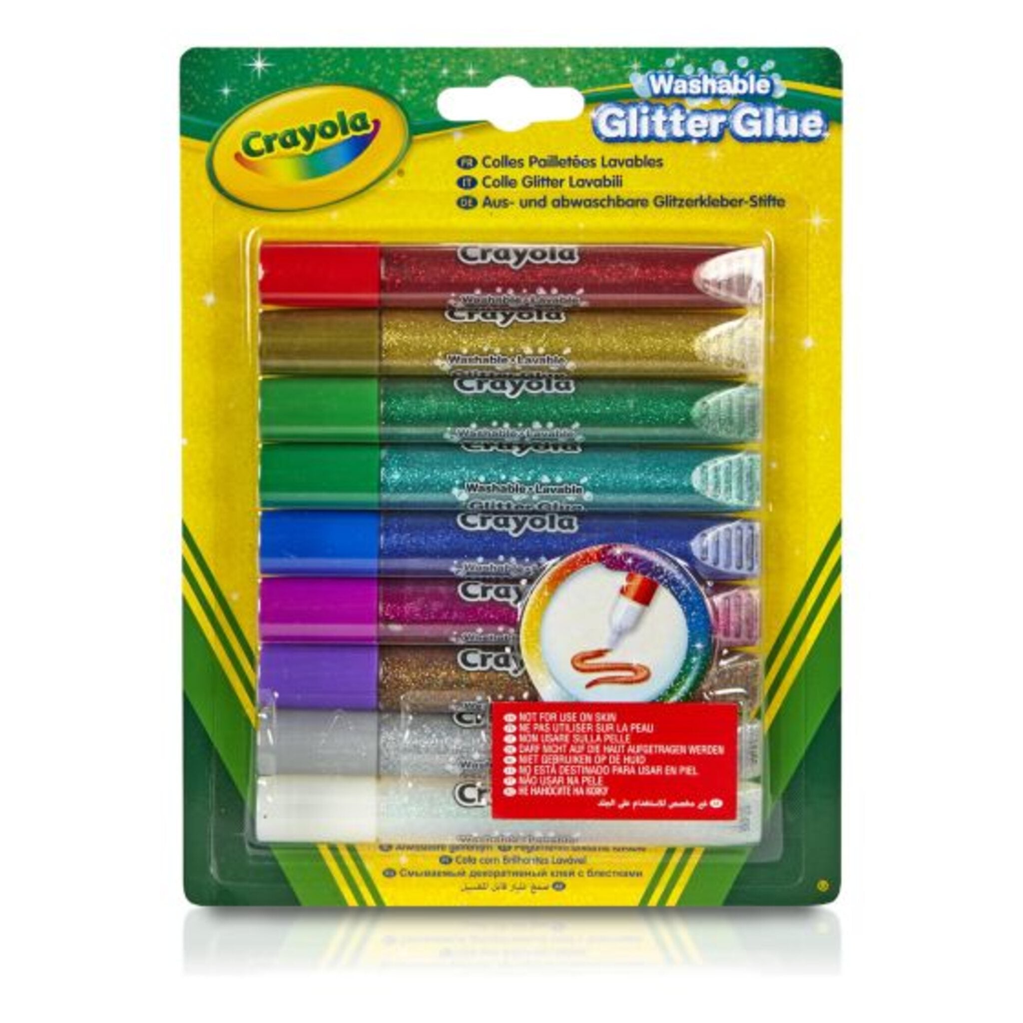 Crayola 9 Washable Glitter Glues
