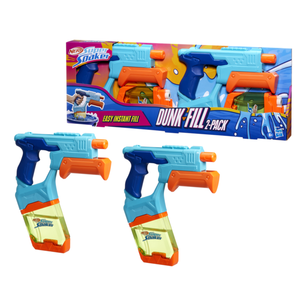 Nerf Super Soaker Dunk-Fill Water Blaster 2-Pack
