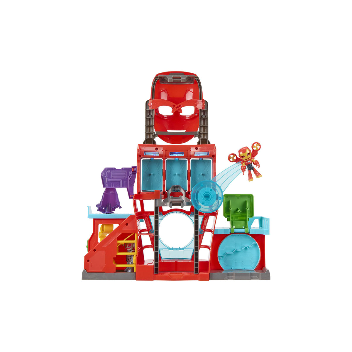 Iron Man and his Awesome Friends Iron Quarters Playset