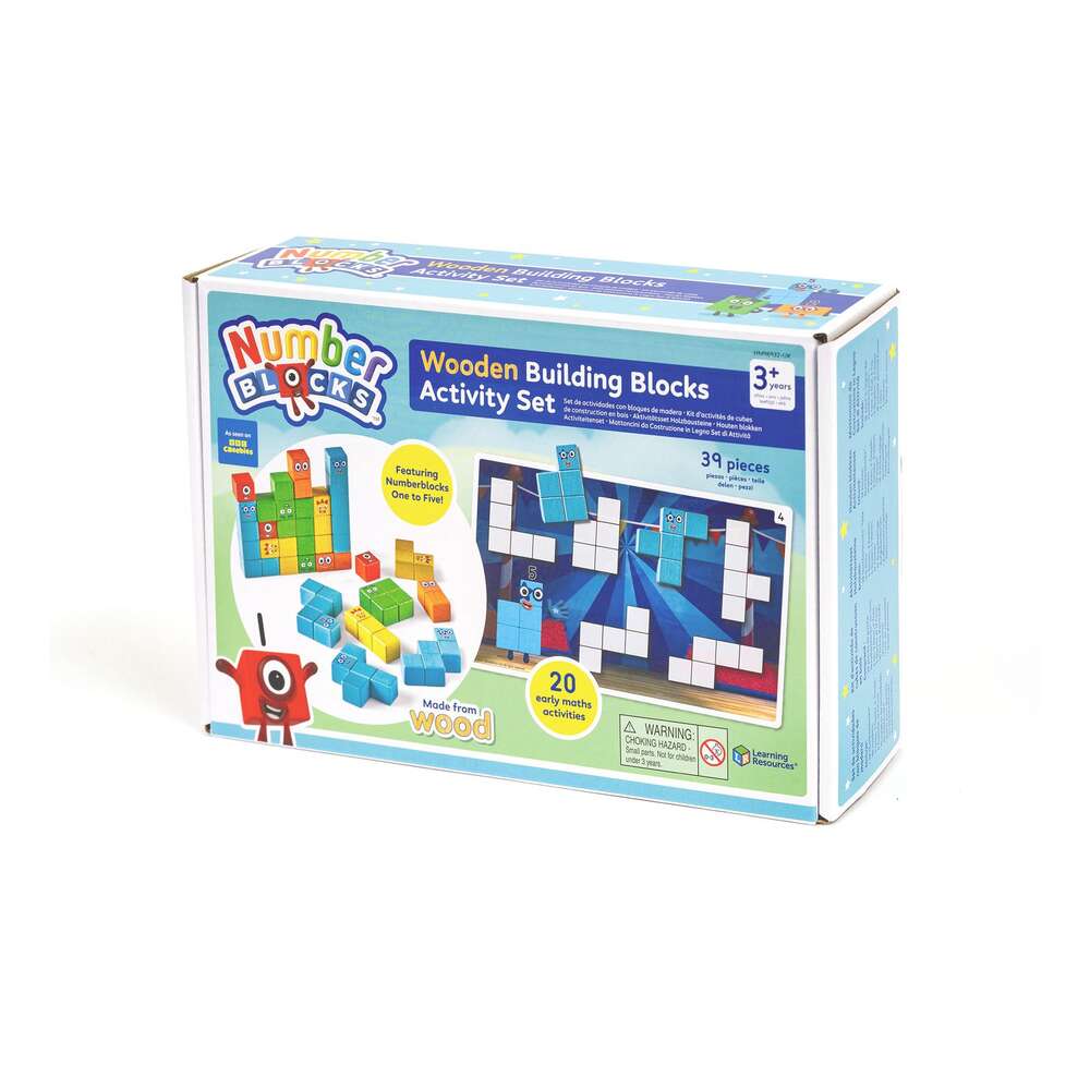 Numberblocks Wooden Building Blocks Activity Set
