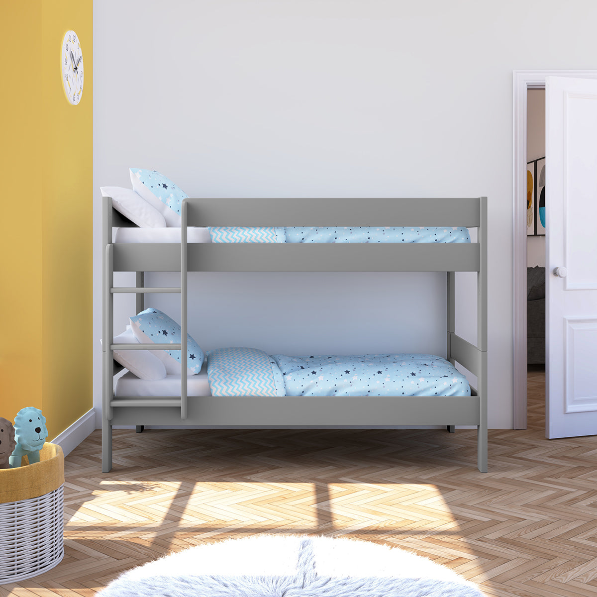 Compact Bunk Bed Grey