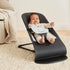 BabyBjörn Baby Bouncers Balance Soft- Woven/ Jersey, Dark Grey/Grey