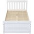 Timeless White Kids Storage 4 Drawer Bed