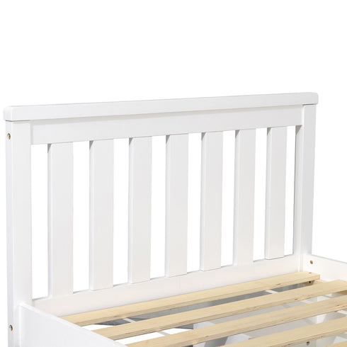 Timeless White Kids Storage 4 Drawer Bed