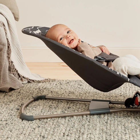 BabyBjörn Baby Bouncers BLISS Woven, Light Grey Mélange