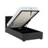 Waverley 3FT Storage Bed - Black Faux Leather