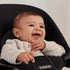 BabyBjörn Baby Bouncers Balance Soft- Cotton, Black/Dark Grey
