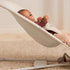 BabyBjörn Baby Bouncers Balance Soft- Woven/Jersey Tri Fabric, Light Beige