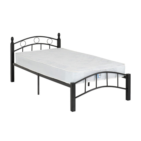 Luton 3FT Bed - Black/Blackips