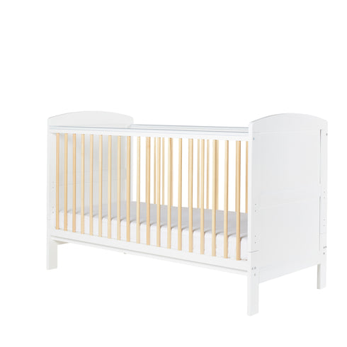 Ickle Bubba Coleby Scandi Classic Cot Bed- Scandi White