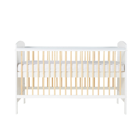 Ickle Bubba Coleby Scandi Classic Cot Bed- Scandi White