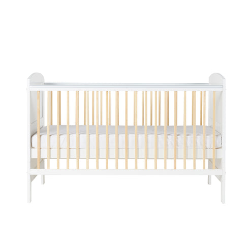 Ickle Bubba Coleby Scandi Classic Cot Bed- Scandi White