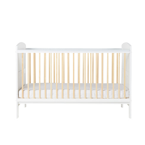 Ickle Bubba Coleby Scandi Classic Cot Bed- Scandi White