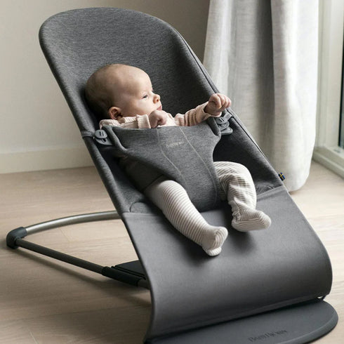 BabyBjörn Baby Bouncers BLISS 3D Jersey, Charcoal Grey