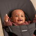 BabyBjörn Baby Bouncers Balance Soft- Woven/Jersey Tri Fabric, Dark Grey