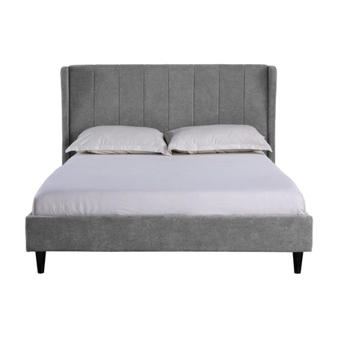 Amelia 5FT Bed - Dark Grey Fabric