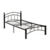 Luton 3FT Bed - Black/Blackips