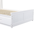 Timeless White Kids Storage 4 Drawer Bed