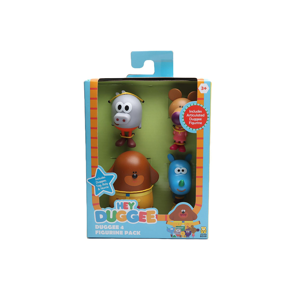 Hey Duggee 4 Figure Pack - Duggee,Tag,Roly,Norrie