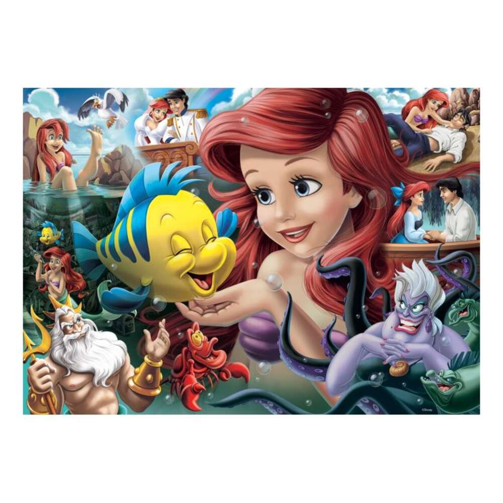 Disney Princess Heroines Little Mermaid 1000 Piece Jigsaw Puzzle