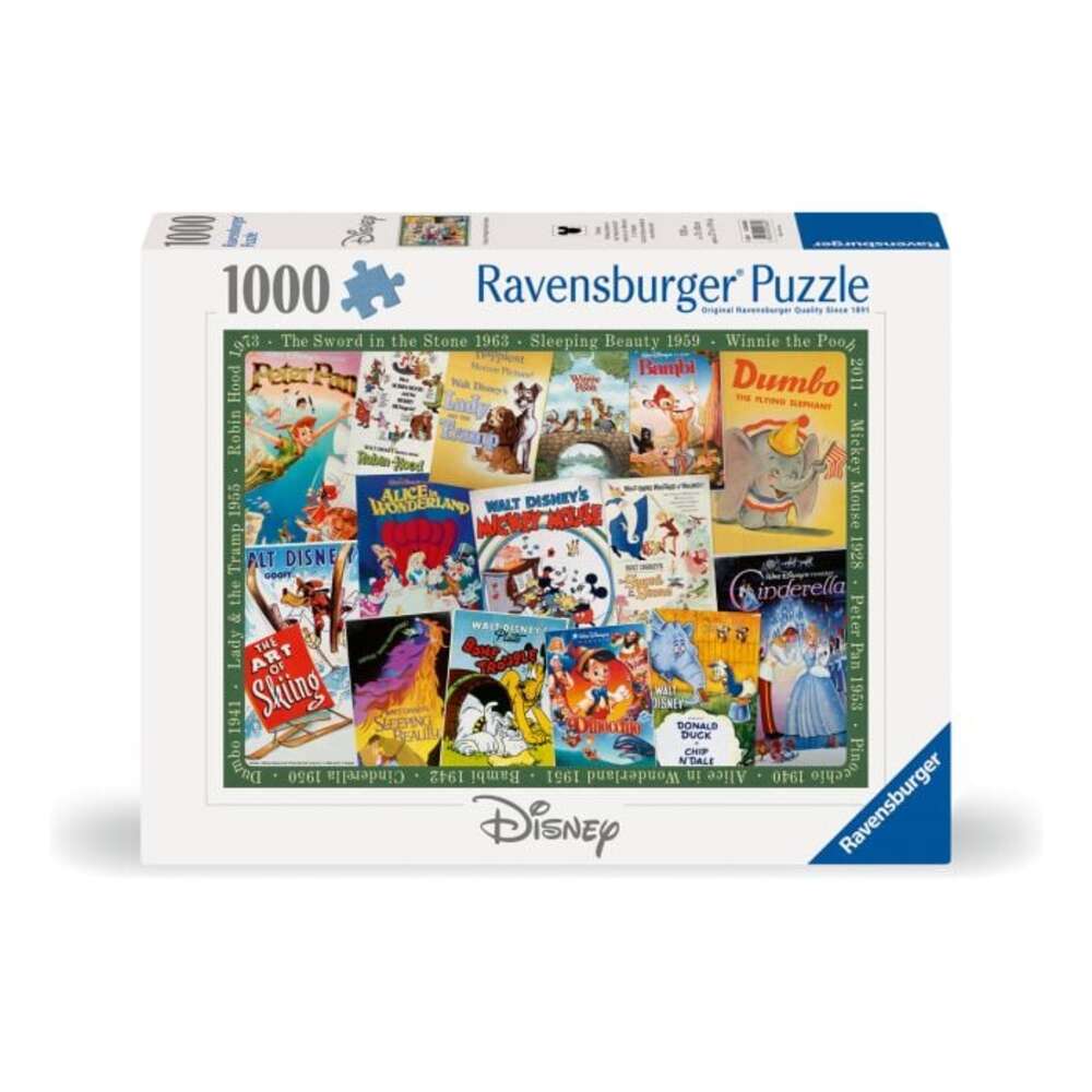 Disney Village Movie Poster 1000 Piece Jigsaw Puzzle