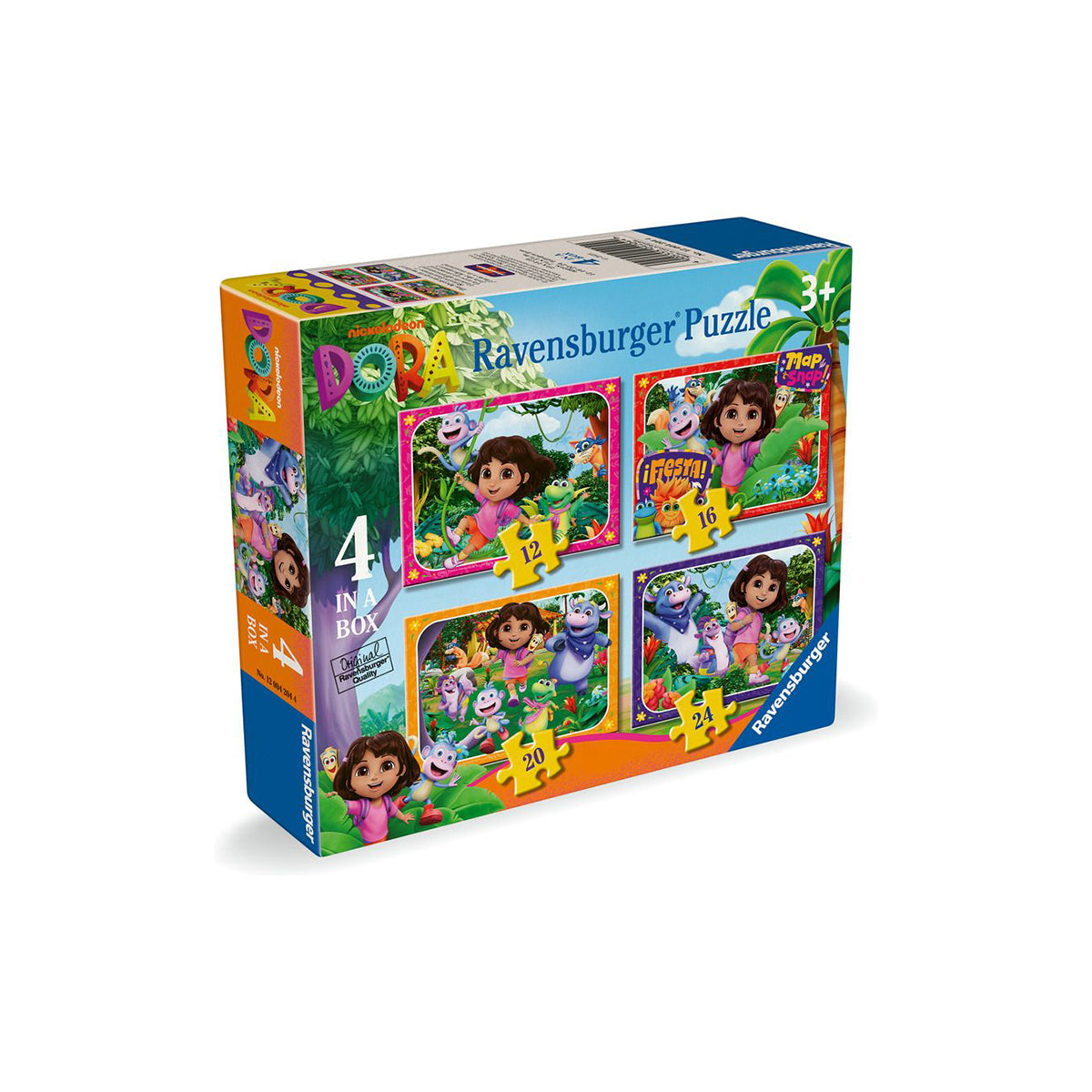 Dora 4 in a Box Jigsaw Puzzles