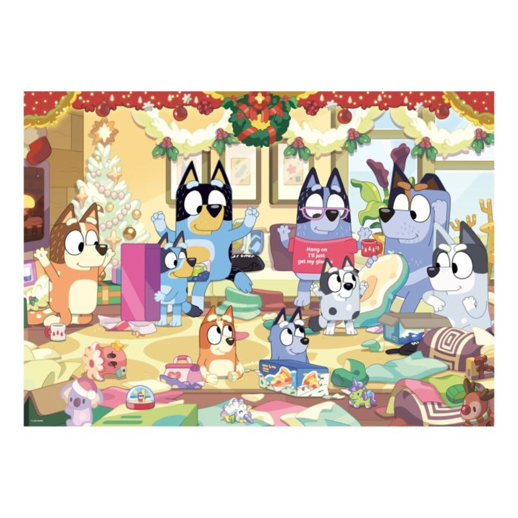 Bluey Christmas 24 Piece Giant Floor Puzzle