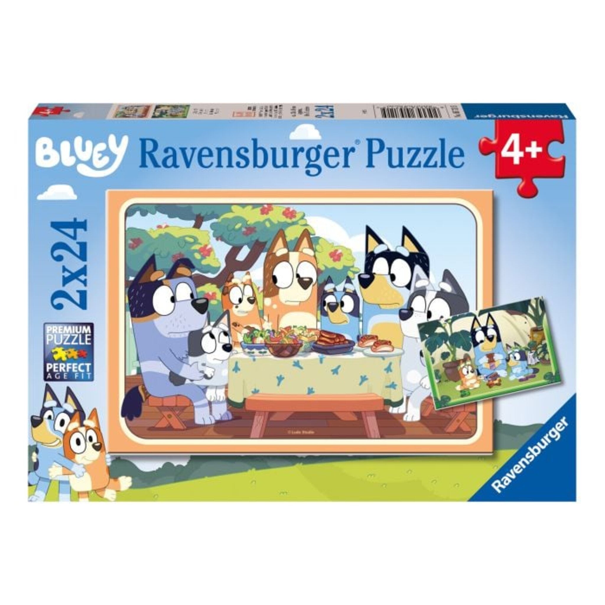 Bluey 2x 24 Piece Jigsaw Puzzle