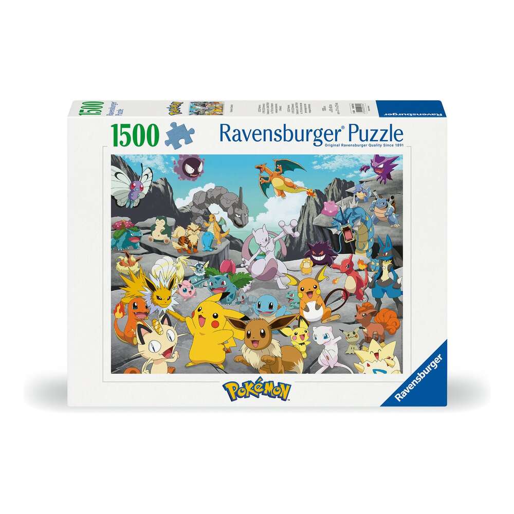 Pokemon Classics 1500 Piece Jigsaw Puzzle
