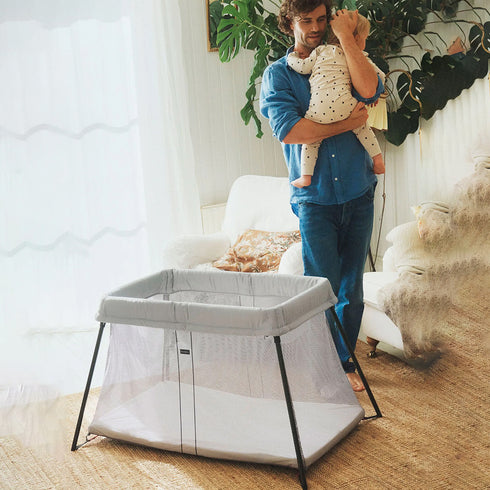BabyBjörn Travel Cot  Silver