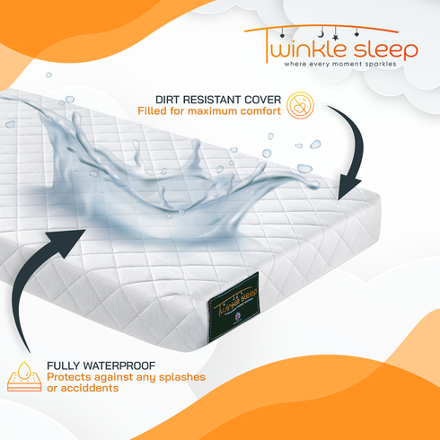 Twinkle Sleep Cot Mattress 140 x 70 x 10 cm