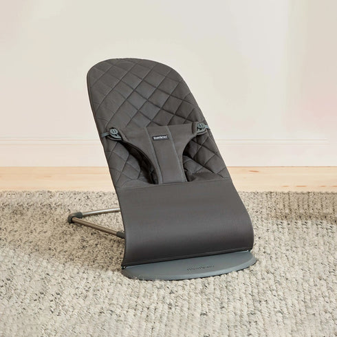 BabyBjörn Baby Bouncers BLISS Woven, Classic Quilt, Anthracite