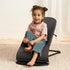 BabyBjörn Baby Bouncers Balance Soft- Woven/Jersey Tri Fabric, Dark Grey
