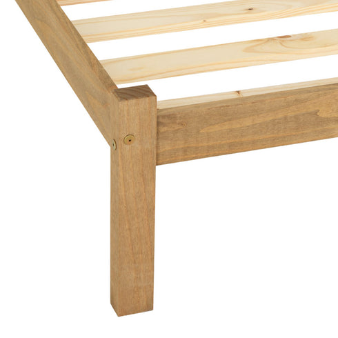 Panama 3FT Bed - Natural Wax