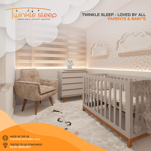 Twinkle Sleep Cot Mattress 140 x 70 x 10 cm