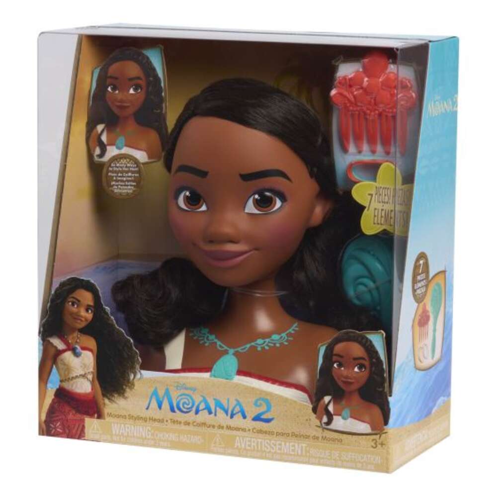 Disney Princess Small Styling Head Moana