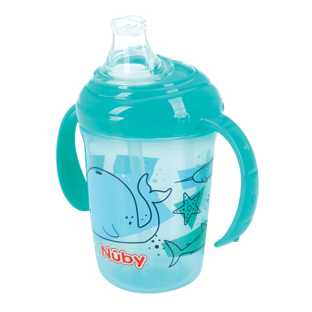 Nuby Decorated Grip N Sip Cup Green
