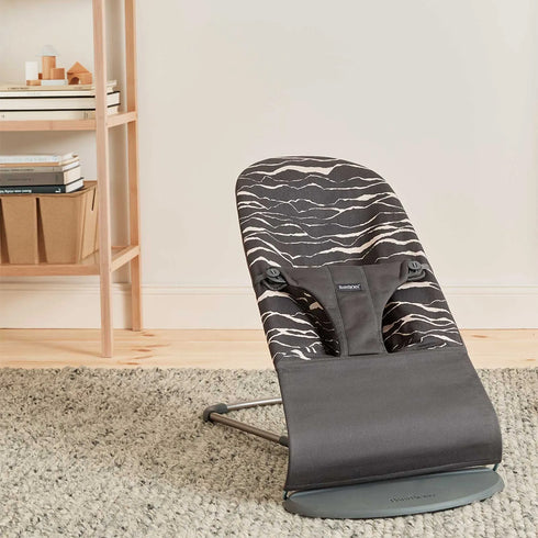 BabyBjörn Baby Bouncers BLISS Woven, Light Grey Mélange
